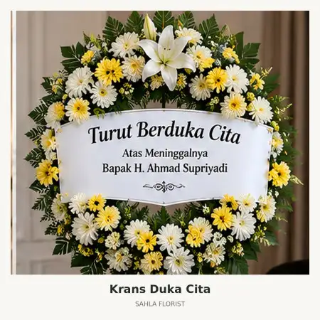 Krans Bunga Duka Ciawi Bogor